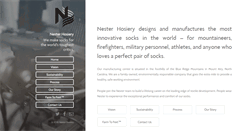 Desktop Screenshot of nesterhosiery.com